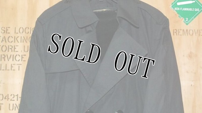 画像2: 米軍実物,　US　NAVY　トレンチコート　42R (2)