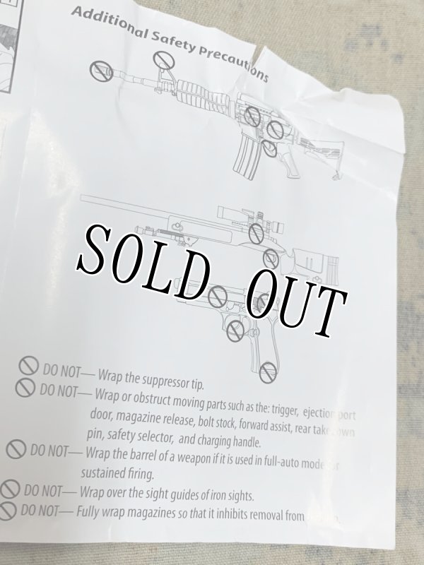 画像4: 米軍実物 CAMO FORM  DESERT GENERIC   スナイパー ライフル専用 (4)