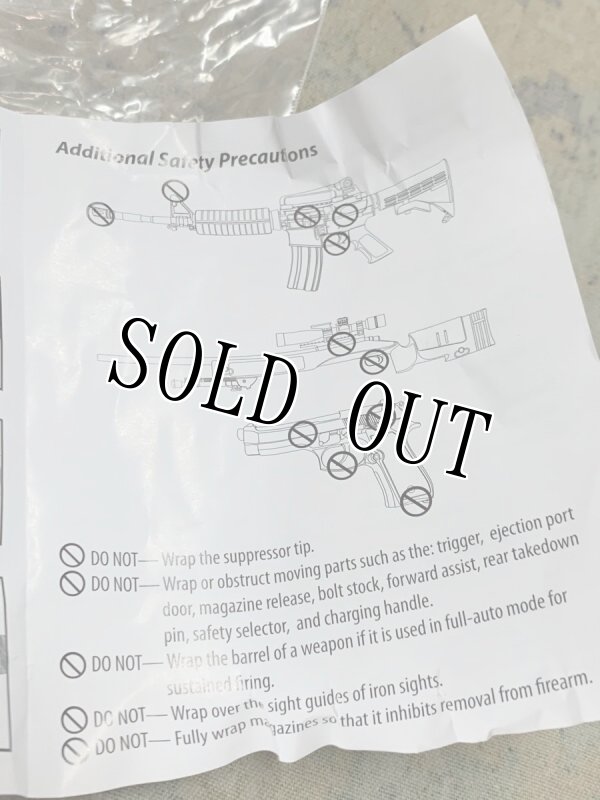 画像5: 米軍実物 CAMO FORM 　BROWN コヨーテ   スナイパー ライフル専用 (5)