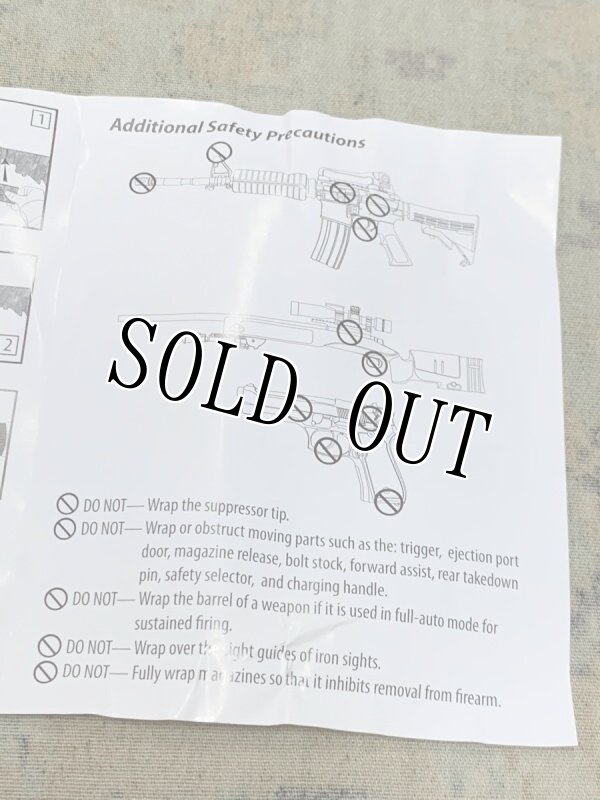 画像5: 米軍実物 CAMO FORM 　MARPAT DESERT   スナイパー ライフル専用 (5)