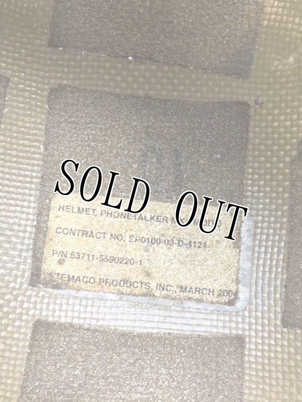 画像7: 米軍実物 US NAVY GUNNER'S    PHONE TALKER HELMET MK 4  (7)