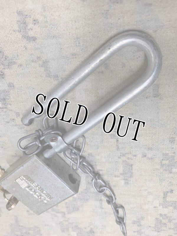 画像2: 米軍放出品,軍用　AMERICAN LOCK Padlock　南京錠 (2)