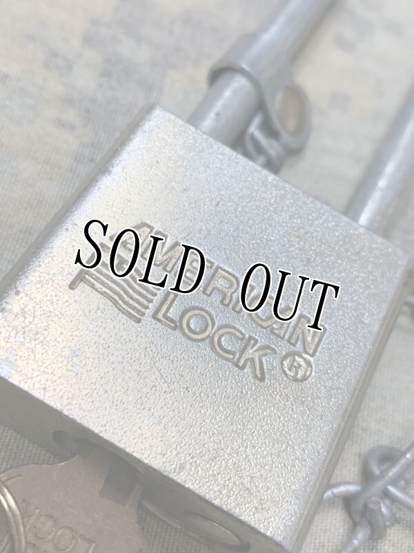 画像3: 米軍放出品,軍用　AMERICAN LOCK Padlock　南京錠 (3)