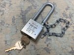 画像1: 米軍放出品,軍用　AMERICAN LOCK Padlock　南京錠 (1)