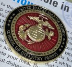画像2: 海兵隊実物 USMC  チャレンジコイン (2)