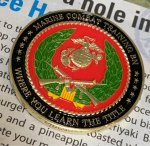 画像1: 海兵隊実物 USMC  チャレンジコイン (1)