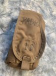 画像1: 米軍実物 EAGLE Radio Pouch PRC112 コヨーテ (1)