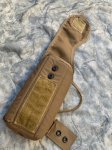 画像2: 米軍実物 EAGLE Radio Pouch PRC112 コヨーテ (2)