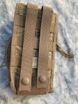 画像4: 米軍実物 EAGLE Radio Pouch PRC112 コヨーテ (4)