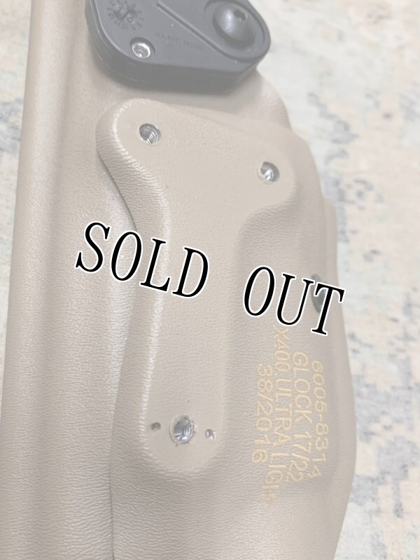 画像3: 米軍実物 Safariland グロック17 22   タクティカル ホルスター ウルトラライト X400  (3)