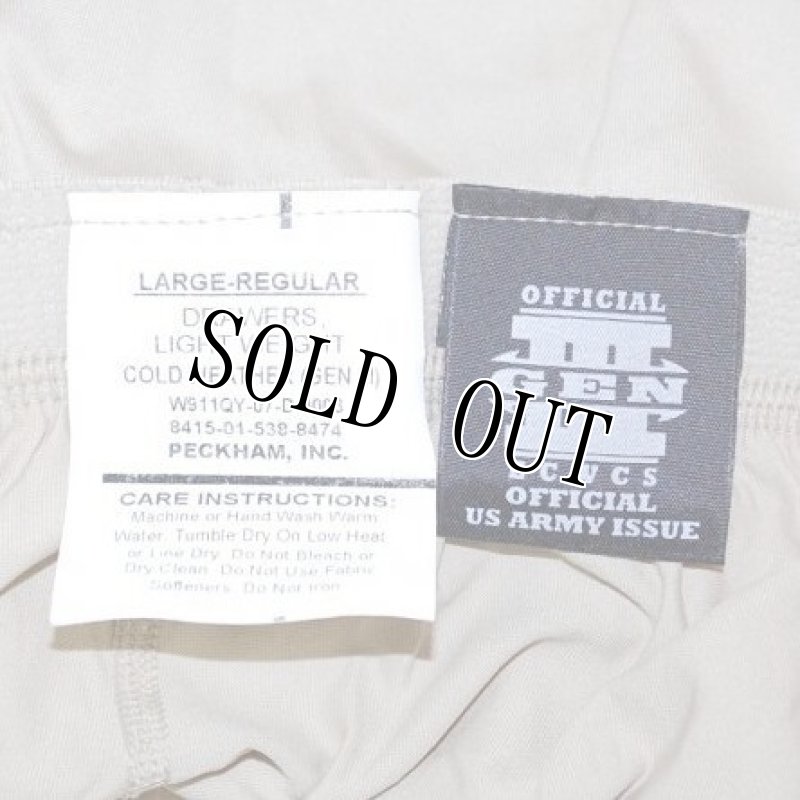 画像3: 米軍実物,DRAWERS,LIGHT WEIGHT COLD WEATHER(GENIII) L-R (3)