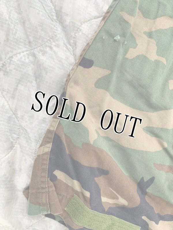 画像7: 米軍実物 迷彩　ウッドランド　メカニックカバーオール　L (7)