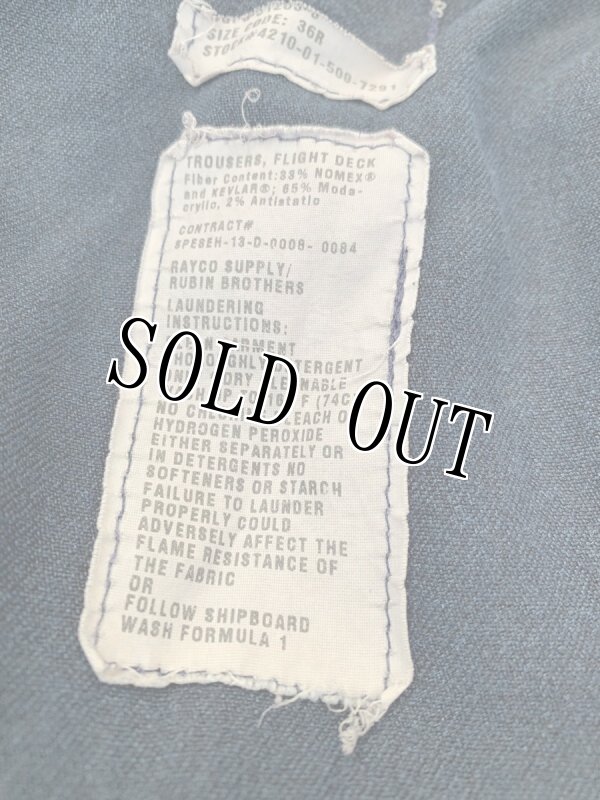 画像6: 米海軍実物　TROUSERS,FLIGHT DECK　36 R (6)