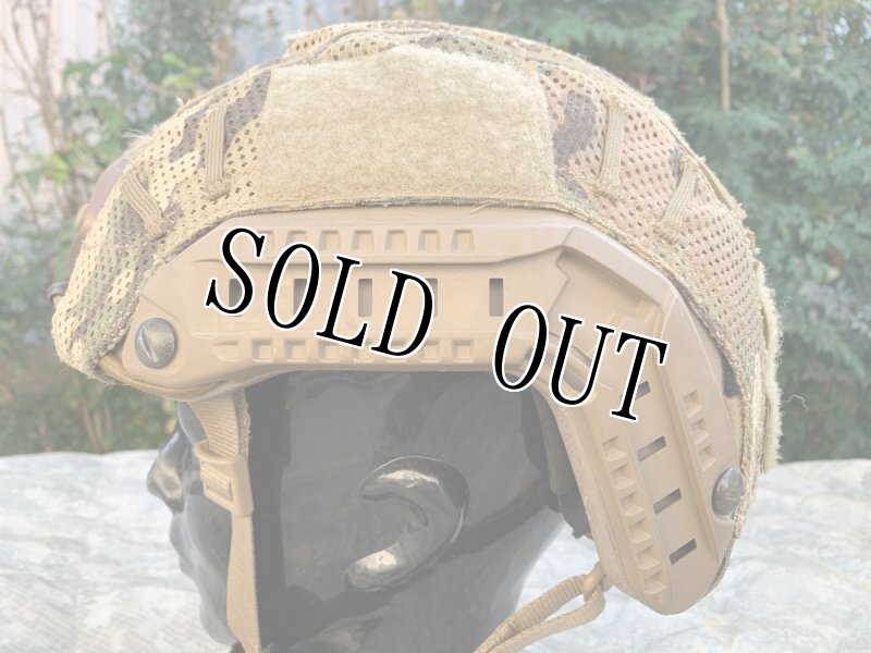 画像2: 米軍実物 OPS-CORE FAST MARITIME  マリタイム ハイカット バリスティック ヘルメット タン L (2)