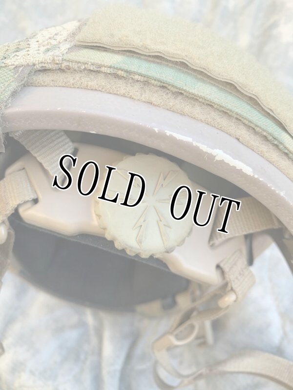 画像14: 米軍実物 OPS-CORE FAST MARITIME  マリタイム ハイカット バリスティック ヘルメット タン L (14)