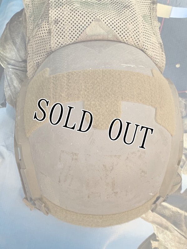 画像12: 米軍実物 OPS-CORE FAST MARITIME  マリタイム ハイカット バリスティック ヘルメット タン XL (12)