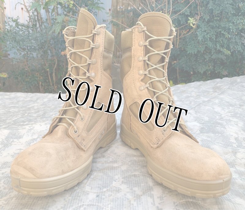 画像1: 米軍実物 BATES デザートマーパット ブーツ  11M (1)