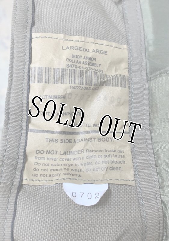 画像3: 米軍実物 RELEASABLE BODY ARMOR VEST   COLLAR ASSEMBLY RBAV SAFARILAND (3)