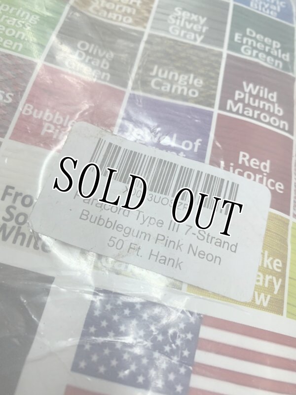 画像4: 米軍放出品　DACOTA GEAR SURVIVAL パラコード　550  50フィート (4)