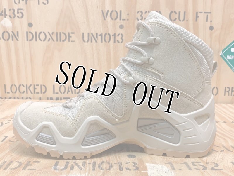 画像5: 米軍実物 LOWA タクティカルブーツ  ZEPHYR MID TF デザート　 9M (5)