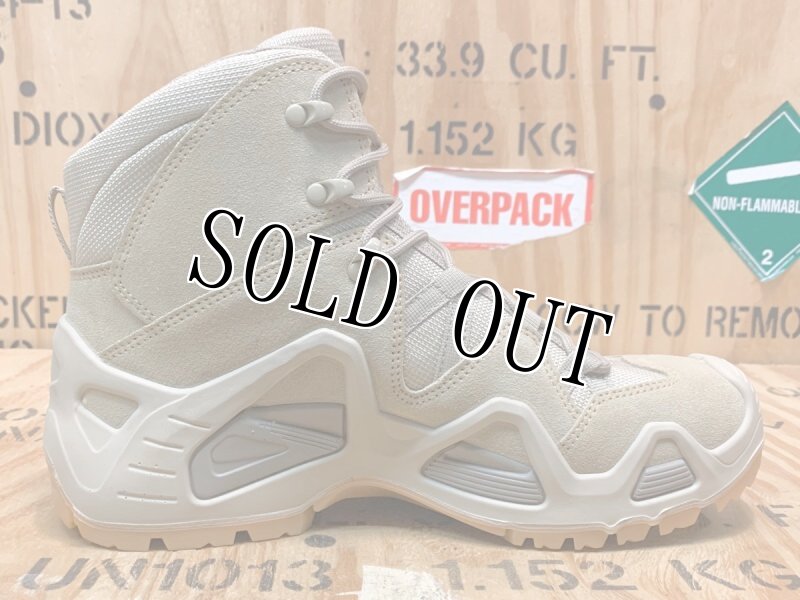 画像6: 米軍実物 LOWA タクティカルブーツ  ZEPHYR MID TF デザート　 9M (6)