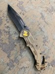 画像1: 米軍放出品 Timber Wolf デザートカモ　ナイフ (1)