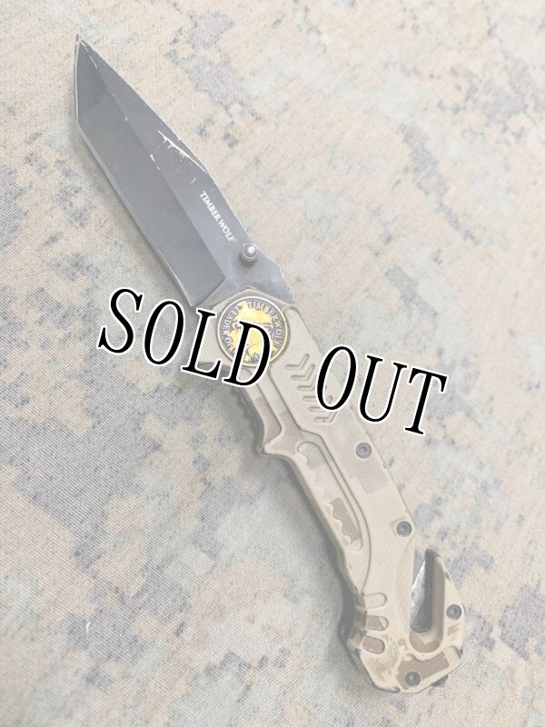 画像1: 米軍放出品 Timber Wolf デザートカモ　ナイフ (1)