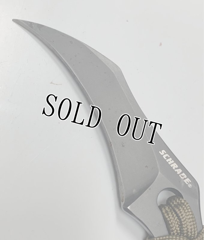 画像3: 海兵隊放出品 Schrade SCH111 Karambit Fixed Blade Neck ナイフ (3)