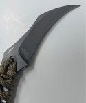 画像4: 海兵隊放出品　Schrade SCH111 Karambit Fixed Blade Neck ナイフ (4)