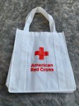 画像1: 米軍放出品 American Red Cross  米赤十字社  アメリカンレッドクロス トートバッグ エコバッグ (1)