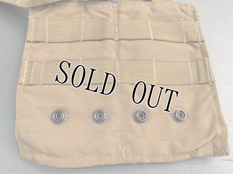 画像5: 海軍放出品　官給品　6159B M4/M14/MP5  ダブル　マグポーチ (5)