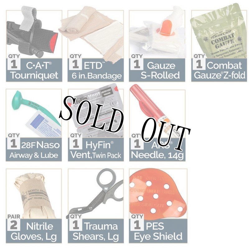 画像9: 米軍実物 NORTH AMERICAN RESCUE  TACTICAL OPERATOR RESPONSE KIT マルチ (9)