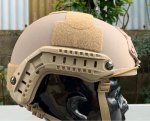 画像4: 米軍実物 OPS-CORE OPS-CORE   HIGH CUT ヘルメット タン　S/M  (4)