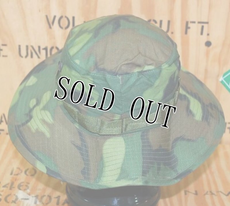 画像3: 米軍実物　HAT,CAMOUFLAGE(TOROPICAL COMBAT)TYPEII　 グリーンリーフカモ ブーニーハット (3)