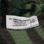 画像5: 米軍実物　HAT,CAMOUFLAGE(TOROPICAL COMBAT)TYPEII　 グリーンリーフカモ ブーニーハット (5)