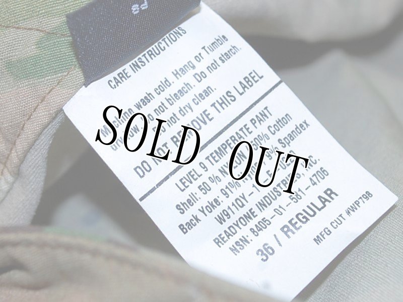 画像7: 米軍実物,Patagonia LEVEL 9 TEMPERATE PANT　36R (7)