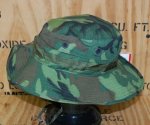 画像2: 米軍実物　HAT,CAMOUFLAGE(TOROPICAL COMBAT)TYPEII　 グリーンリーフカモ ブーニーハット (2)