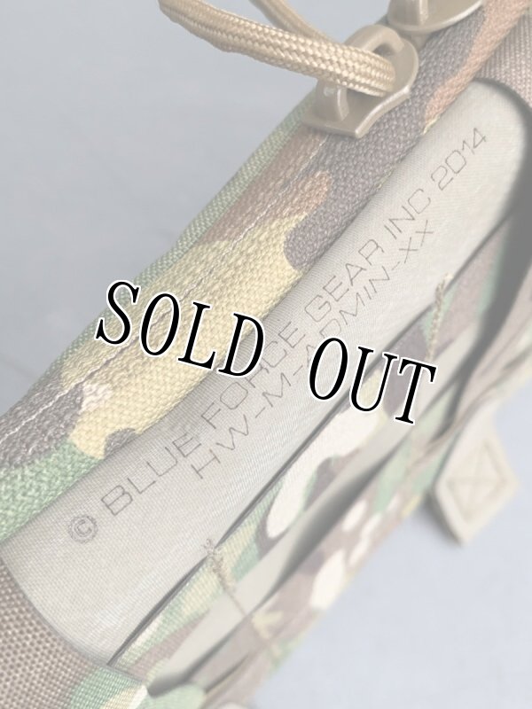 画像4: 米軍放出品 BLUE FORCE GEAR  アドミンポーチ マルチカム (4)