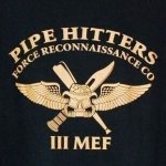 画像5: 沖縄 海兵隊実物　PIPE HITTERS　沖縄フォースリーコン　Tシャツ　XXL (5)