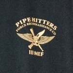 画像2: 沖縄 海兵隊実物　PIPE HITTERS　沖縄フォースリーコン　Tシャツ　XXL (2)