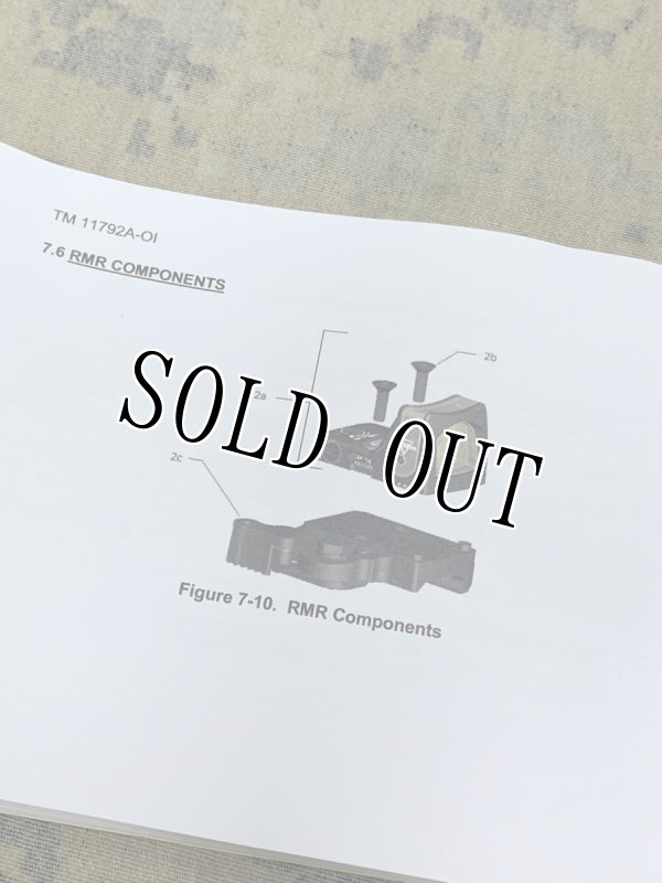 画像6: 米軍実物　OPERATORS MANUAL FOR THE SIGHT UNIT SU-260/P   MACHINE GUN DAY OPTIC (MDO)マニュアル (6)