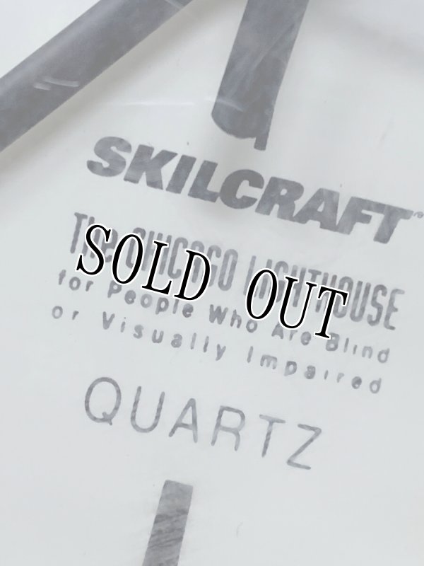 画像2: 米軍実物 SKILCRAFT 24時間 壁掛け時計 (2)