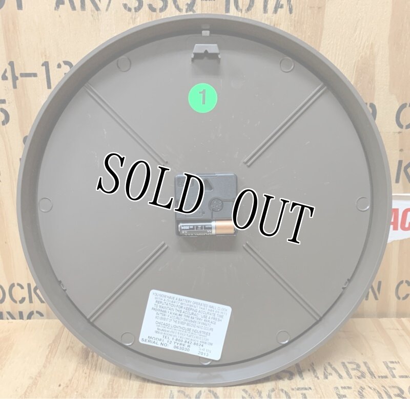 画像3: 米軍実物 SKILCRAFT 24時間 壁掛け時計 (3)