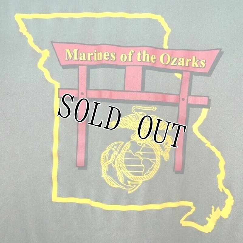 画像1: 米軍放出品　USMC MARINES OF THE OZARK　MTIC　Tシャツ　LARGE (1)