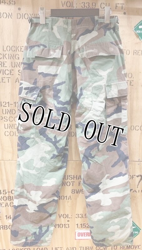 画像3: 米軍実物,ウッドカモ 迷彩パンツ S-REGULAR (3)
