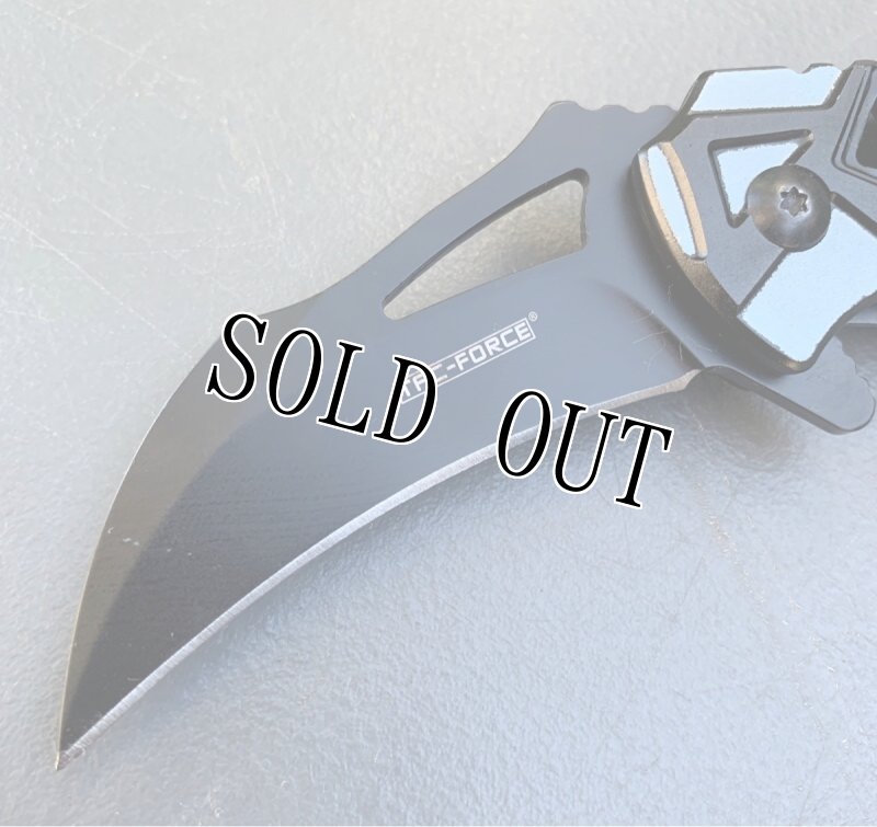 画像4: 米軍放出品 TAC FORCE スケルトン カランビット ナイフ (4)