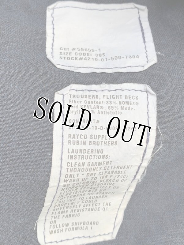 画像5: 米海軍実物 TROUSERS,FLIGHT DECK 38S (5)