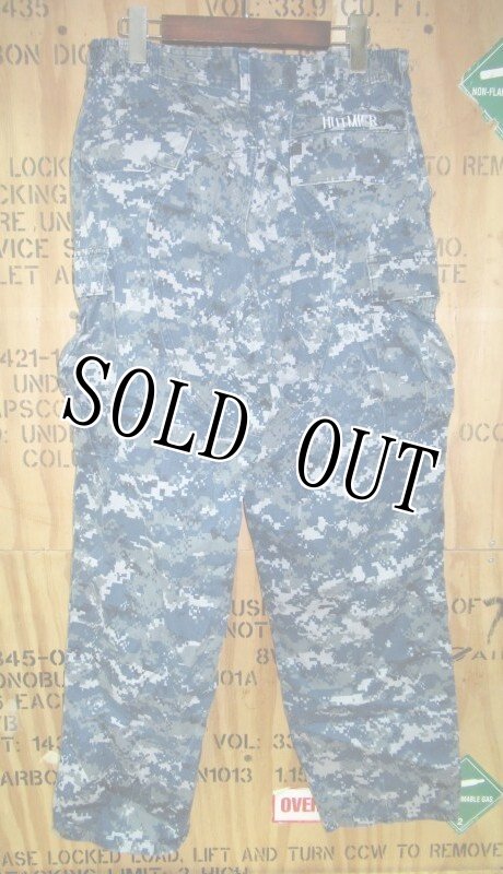 画像2: 米軍実物　US NAVY,　迷彩パンツ 　M-REGULAR (2)