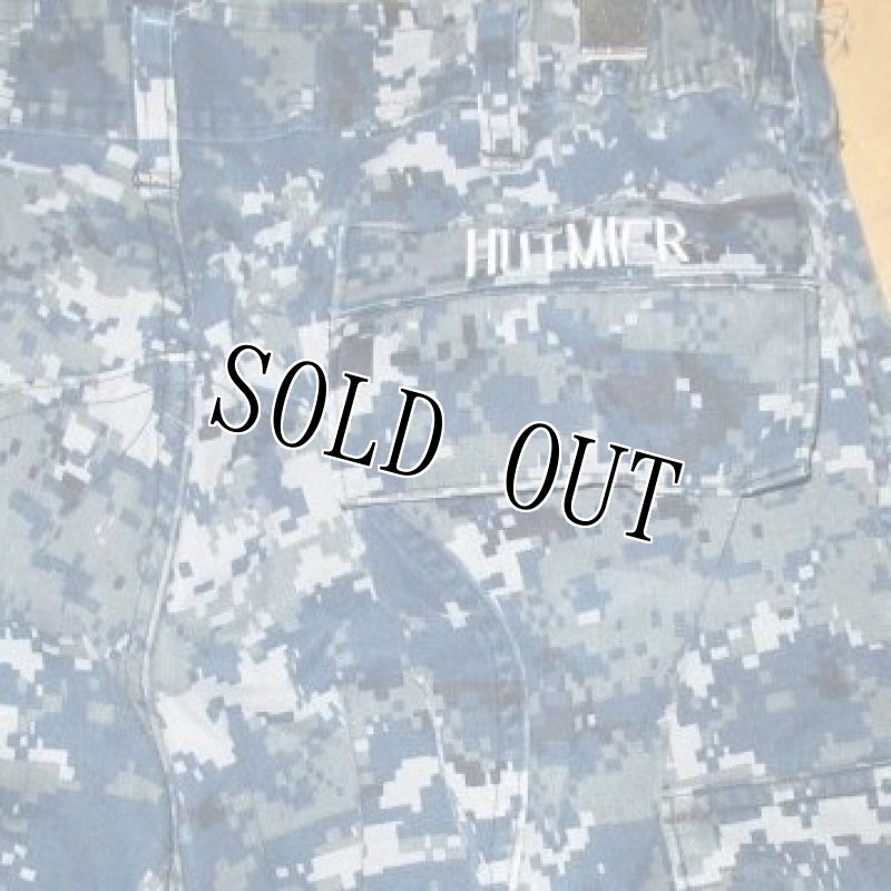 画像3: 米軍実物　US NAVY,　迷彩パンツ 　M-REGULAR (3)