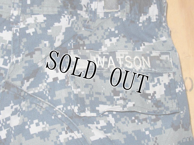 画像5: 米軍実物　US NAVY,　迷彩パンツ 　L-REGULAR (5)